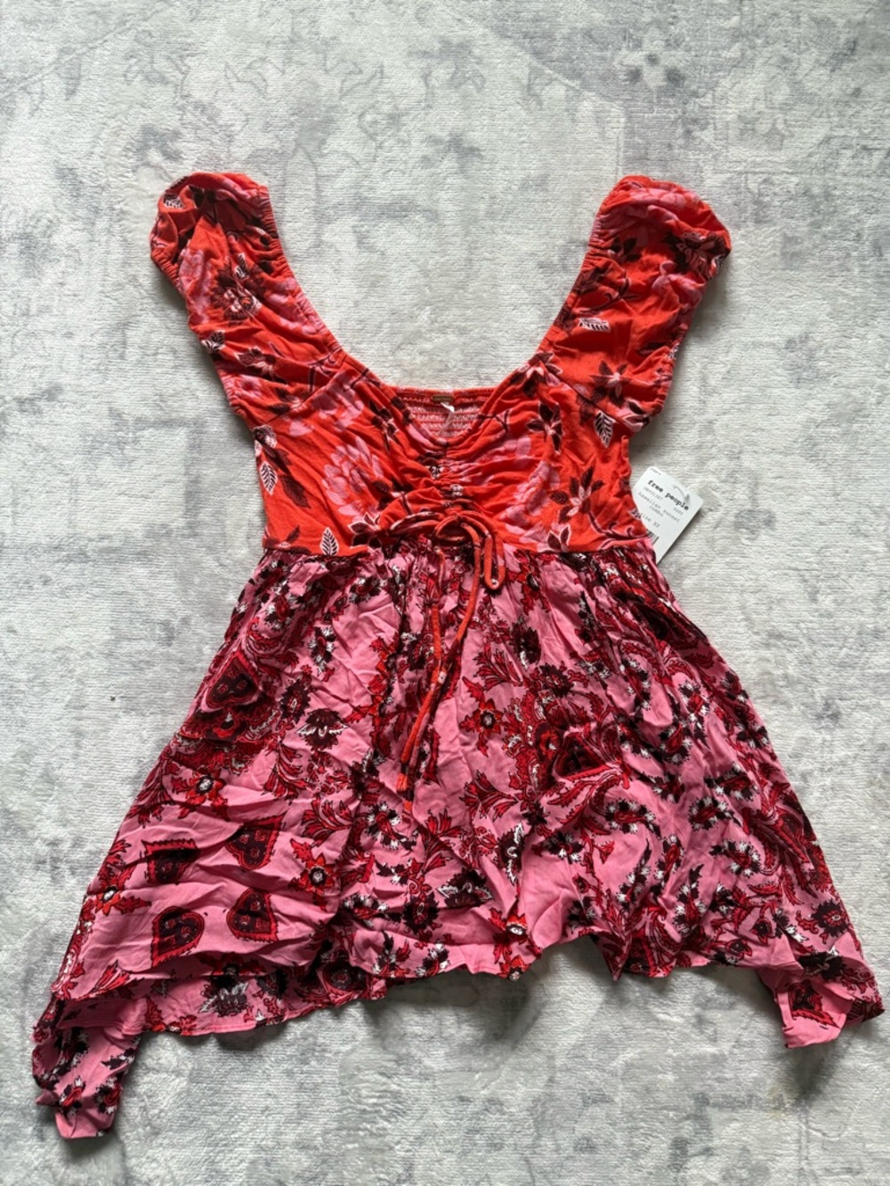 Free People Babydoll Top - Picture 2 of 3